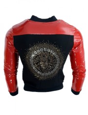 Geaca David Gerenzo Rosie din Latex cu Strasuri - DSG210 (M,L,XL) foto