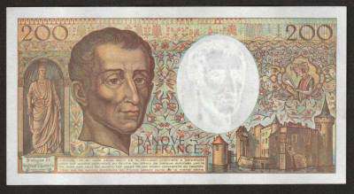 Franta, 200 Francs de Montesquieu/ Delacroix 1995_excelenta_F.095 482386 foto