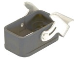 Carcasă conectori HDC Han Compact&reg;, drept, pentru montare pe panou