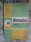 MATEMATICA - ALGEBRA - MANUAL, CLASA A XII-A - ION D. ION