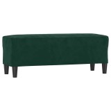 Cumpara ieftin Banca, verde inchis, 100x35x41 cm, catifea