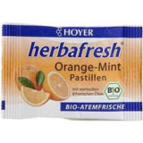 Pastile Respiratie Proaspata cu Menta si Portocale Herbafresh Bio 17 grame Hoyer Cod: 4002029067114