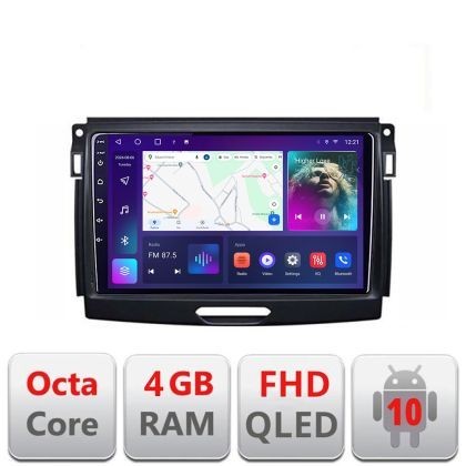Navigatie Ford Ranger 2015-2020 Android Ecran QLED octa core 4+64 carplay android auto CarStore Technology
