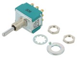 Comutator basculant 3PDT ON-ON - Comutator basculant 3PDT ON-ON simplu