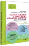 Admiterea in magistratura si in avocatura. Culegere Ed.6 - Mihai Adrian Hotca, Cristian Balan, Laura Stanila, Teodor Manea, Alexandru Porof, Giulia So