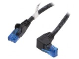 Patch Cord UTP Cat6a Negru 0.25m, Goobay