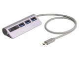 Hub USB cu cititor carduri, USB C