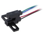 Senzor: fotoelectric transmiţător-receptor (cu slot) LIGHT-ON