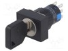 Comutator cu cheie ONPOW Poz.i stabil 3 pini 3PST &Oslash;16mm