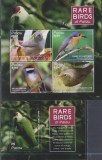 Timbre cu specii de păsări rare din Palau