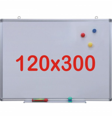 Tabla alba magnetica, 120x300 cm Premium (7 ani Garantie) foto