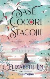 Elizabeth Lim - Sase Cocori Stacojii, Editura Corint, Carte Romana Brosata, Stare Buna, 511 Pagini, Editia 2022