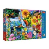 Cumpara ieftin Puzzle Trefl Premium Plus Tea Time - Calatorie cu caravana, 1000 piese