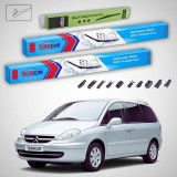 Cumpara ieftin Ștergătoare Citro&euml;n C8 EA/EB Monovolum 2005-2010 | Set Față+Spate Flat Premium &ndash; TeamCar&reg;