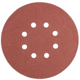 Hartie abraziva Velcro 150 mm K150 cu 8 gauri, pentru slefuit, set 5 buc