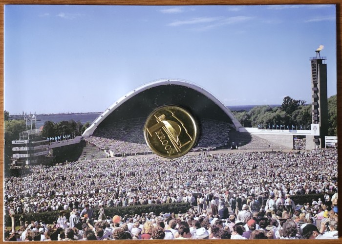 1 kroon 1999 Estonia, Song Festival, in blister