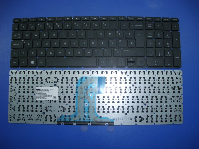 Tastatura laptop noua HP 15-AC 15-AF 250 G4 255 G4 Black (Without frame ,WIN 8) UK