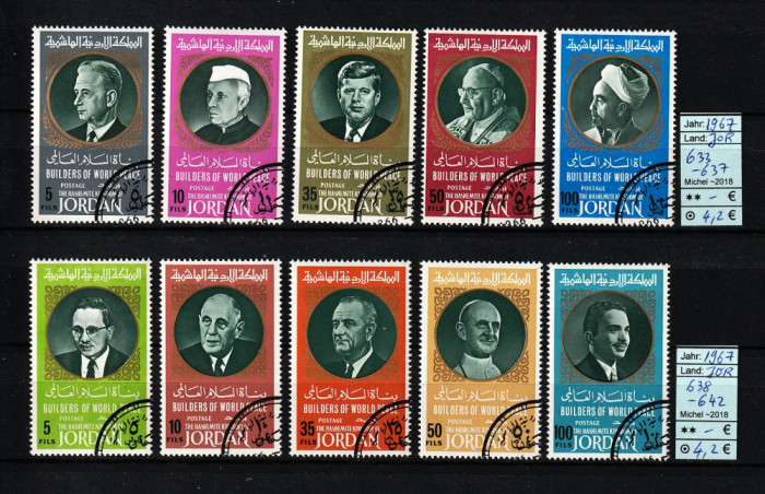 Iordania, 1967 | Făuritorii lumii - Personalităţi, Kennedy, de Gaulle | aph