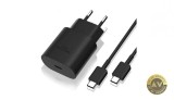 Incarcator Fast Charge, 25 W, compatibil cu Samsung S10, S20, S20 Ultra, S21 FE, S21, S22, S22 Plus, S23, S23 Plus, Note 10, Note 20, si Cablu de date