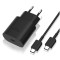 Incarcator Fast Charge, 25 W, compatibil cu Samsung S10, S20, S20 Ultra, S21 FE, S21, S22, S22 Plus, S23, S23 Plus, Note 10, Note 20, si Cablu de date