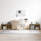 vidaXL Dulapuri pentru TV 4 piese Stejar artizanal 37x35x37 cm Lemn prelucrat
