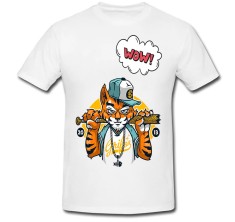 Tricou &amp;quot; Cartoon hip hop graffiti &amp;quot; foto