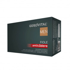 Fiole anticadere tratament intensiv Gerovital Men, 10 fiole x 10 ml, Farmec