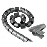Cumpara ieftin Organizator Hama ,tip Tub pentru Cabluri, 1,5m, 30mm, silver