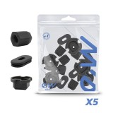 Cumpara ieftin Dop silicon trotineta electrica Xiaomi 4 Lite (2a generatie) - set 5 buc negru