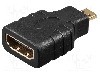 Cablu {{Tip cablu de conectare}}, HDMI soclu, micro mufa HDMI, {{Lungime cablu}}, {{Culoare izola&amp;#355;ie}}, Goobay - 68842