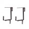 Set 2 suporti pentru ghivece Strend Pro Wnd, metal, 17x19cm, maro