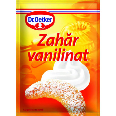 Set 50 Buc de Zahar Vanilat Dr.Oetker, 8g, Zahar, Zahar Vanilat, Zahar Vanilat la Plic, Zahar Vanilat Granule, Plic de Zahar Vanilat, Plicuri de Zahar foto