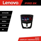 Navigatie Peugeot 207 Lenovo QLED 2K, 8 Core, 4GB+64GB, Android