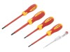 Kit Surubelnite Izolate H&Ouml;GERT TECHNIK HT1S994, 1kVAC, Phillips/Plata, Otel Aliat, 5 Bucati, Tester Tensiune