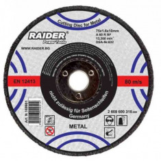 Disc pentru polizare metal 100 x 6 x 16 mm Raider Power Tools