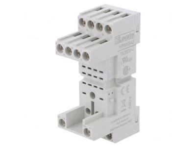 Stativ PIN 14 10A 250VAC pentru Șină DIN HR60 foto