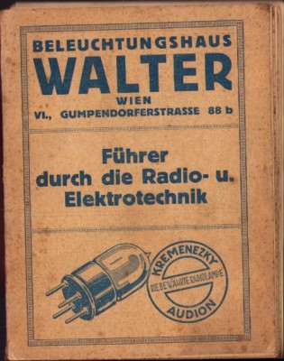 HST 712SPN Catalog produse Beleuchtungshaus Walter Wien, fără an, cca anii 1920 foto