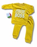 Cumpara ieftin Trening bebelusi mini boss galben bumbac 6-24 luni