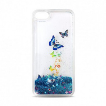 HUSA CAPAC TPU BUTTERFLY HUAWEI P10 BLUE foto