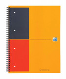 Caiet Cu Spirala A4+, Oxford Int. Notebook, 80 File-80g/mp, Scribzee, Coperta Carton Rigid -dictando