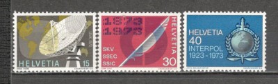 Elvetia.1973 Aniversari si evenimente SH.75 foto