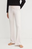 Hollister Co. pantaloni de pijama femei, culoarea roz, KI346-4017