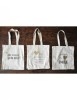 Geanta canvas TOTE maner alb