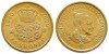 DANEMARCA 20 COROANE 2000 ANIVERSAREA 60 ANI REGINA MARGARETA II UNC BU, Europa, Bronz-Aluminiu