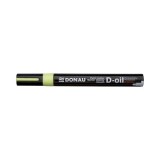 Marker permanent cu vopsea Donau, varf rotund, 2. 8 mm, galben
