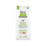Brit Care Dog Sustainable Adult Medium Breed, hrana uscata pentru caini, 12 kg