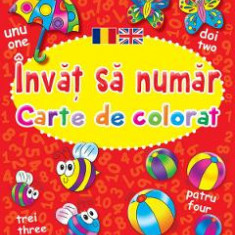 Invat sa numar romana-engleza. Carte de colorat - Brown Watson