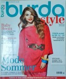 Burda, nr. 2 / 2012, revista de croitorie, 106 pagini, germana, 21 x 28 cm