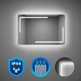 Ada 80 oglindă cu iluminare led 80x60 cm