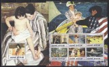 Guineea Bissau 2005 - Picturi ale impresioniștilor americani, Colita + Bloc, Cota 28 EURO, MNH
